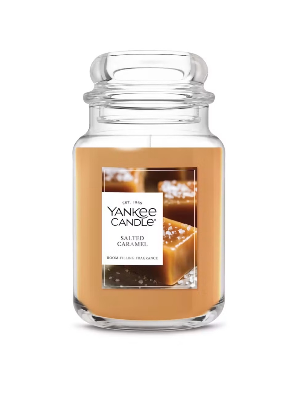 Yankee Candle Salted Caramel Scented Candle 22oz Large Jar NWT
